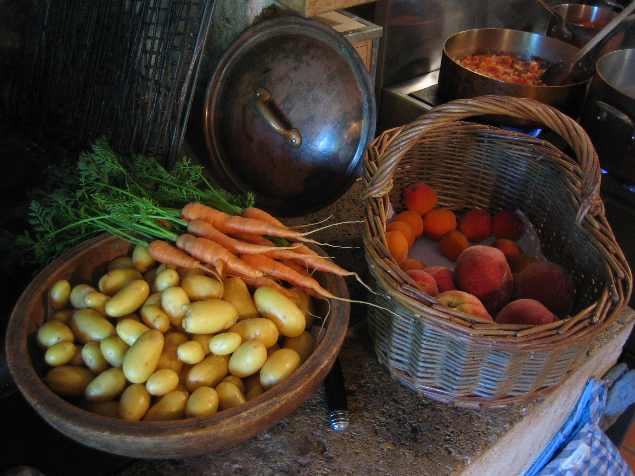 Baskets of Produce - photo by A. Bowen